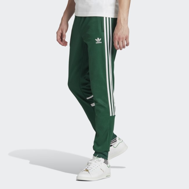 Adidas Dark Green Adicolor Classics Cutline Pant