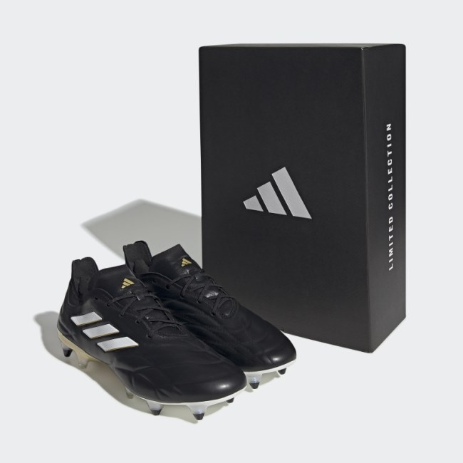 Copa Pure+ Soft Ground Cleats Black Adidas