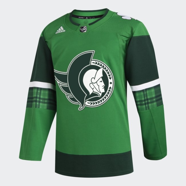 Ottawa Senators St Pats Jersey Kelly Green11ccm Adidas