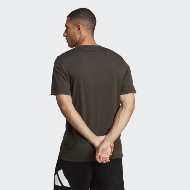 Black Adidas Train Essentials Comfort Training T-Shirt