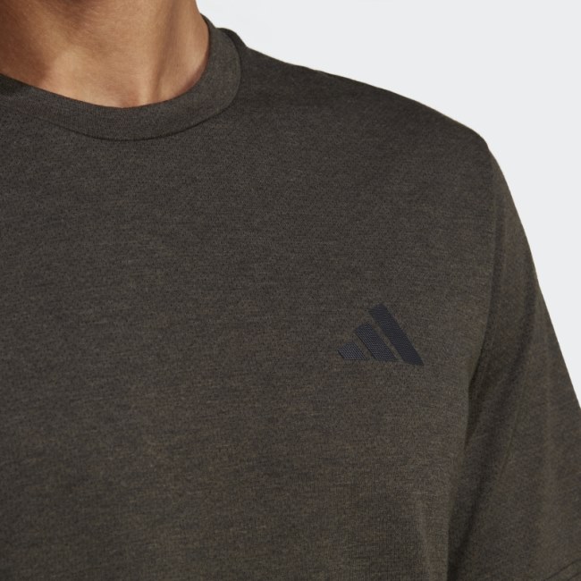 Black Adidas Train Essentials Comfort Training T-Shirt