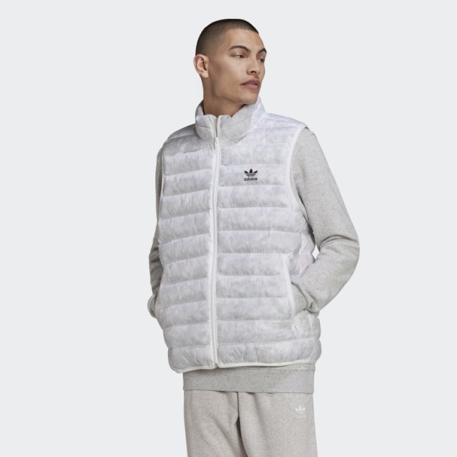 White Adidas Essentials+ Made with Nature Vest
