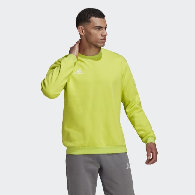 Entrada 22 Sweatshirt Sol Yellow Adidas Fashion