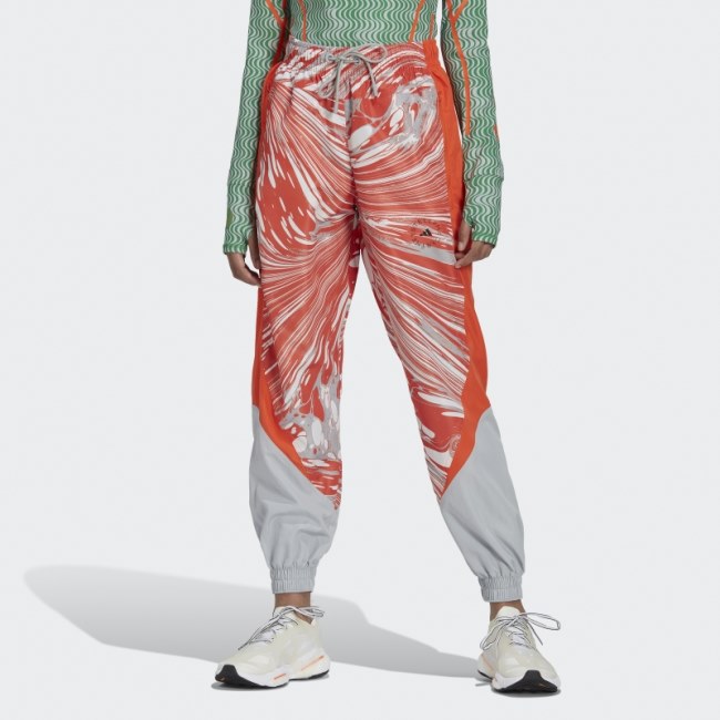 Adidas by Stella McCartney Printed Woven Track Pants Onix Hot