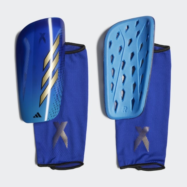 X Speedportal League Shin Guards Adidas Blue