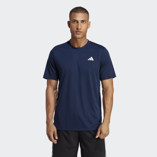Adidas Navy Club Tennis T-Shirt