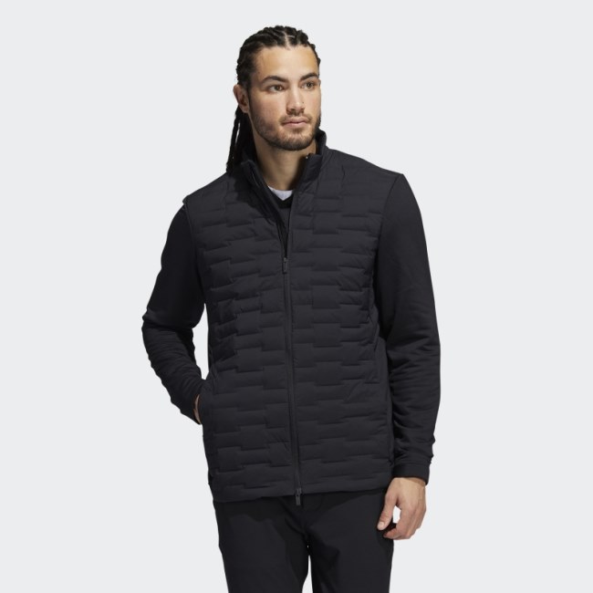 Black Adidas Frostguard Recycled Content Full-Zip Padded Jacket