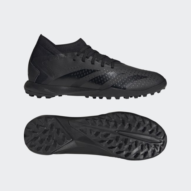 Black Adidas Predator Accuracy.3 Turf Boots