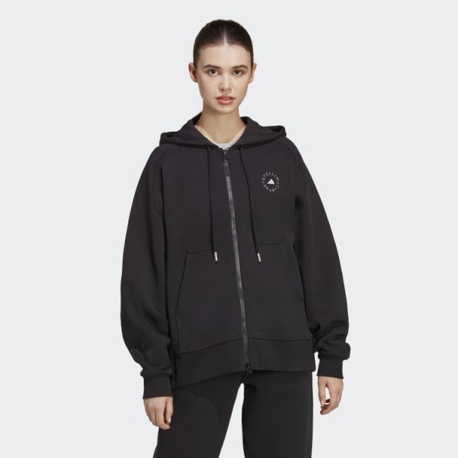 Black Adidas by Stella McCartney Full-Zip Hoodie Fashion