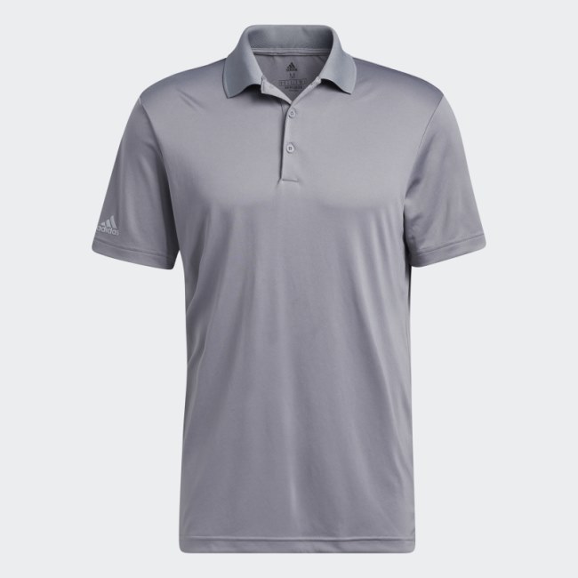 Adidas Grey Performance Primegreen Polo Shirt