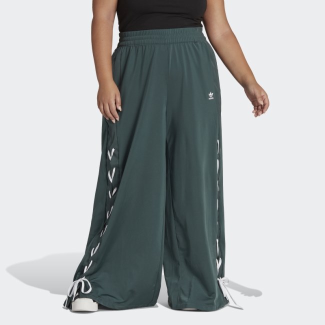 Adidas Mineral Green Always Original Laced Wide Leg Pants (Plus Size)