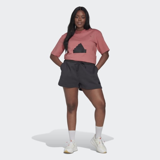 Adidas Sweat Shorts (Plus Size) Carbon