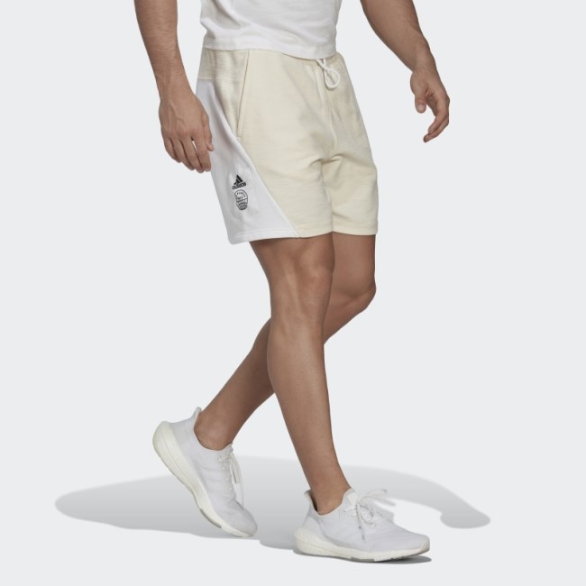Undyed Reversed French Terry Shorts (Gender Neutral) Adidas