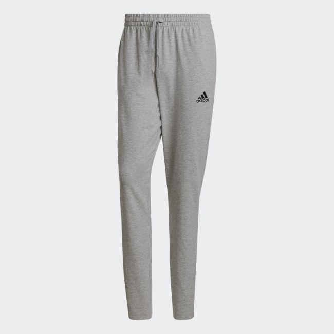 Medium Grey Adidas Essentials Tapered Pants