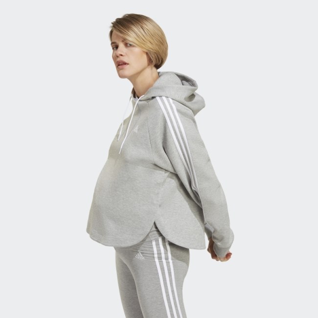 Maternity Over-the-Head Hoodie Adidas Medium Grey