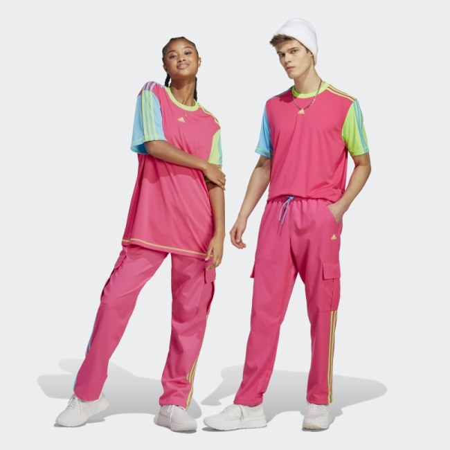 Shock Pink Adidas Kidcore Cargo Pants