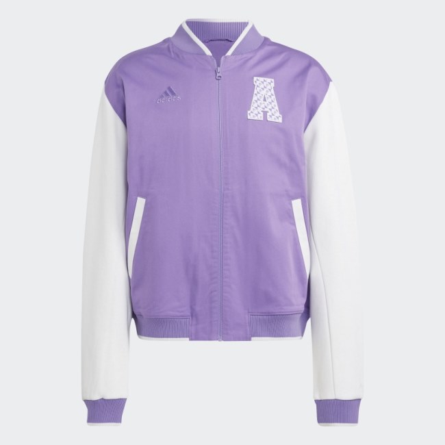 ALL SZN Logomania Collegiate Jacket Adidas Violet