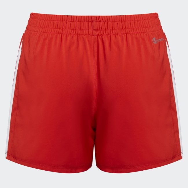Adidas 3-Stripes Woven Shorts Red