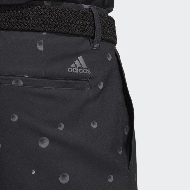 Adidas Ultimate365 Allover Print 9-Inch Shorts Black