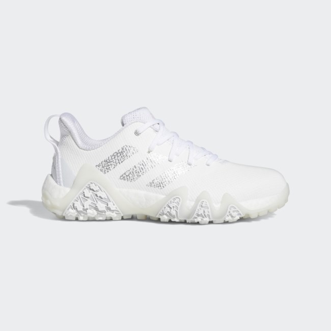 White Adidas Codechaos 22 Spikeless Shoes