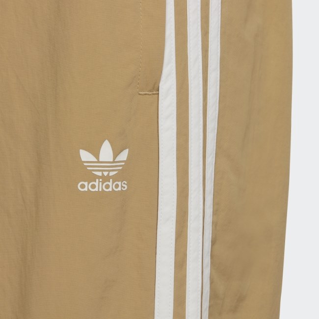 Woven Tracksuit Bottoms Beige Tone Adidas