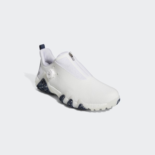 White Adidas Codechaos 22 BOA Spikeless Shoes Fashion