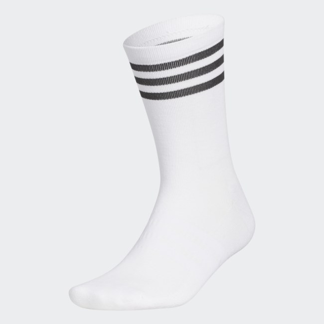 White Basic Crew Socks Adidas