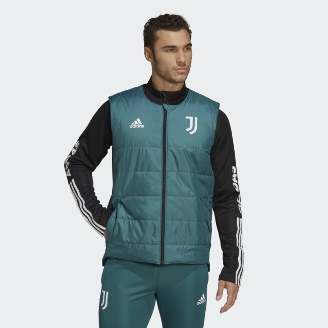 Tech Green Juventus Condivo 22 Padded Vest Adidas