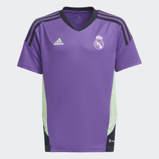 Adidas Real Madrid Condivo 22 Training Jersey Purple