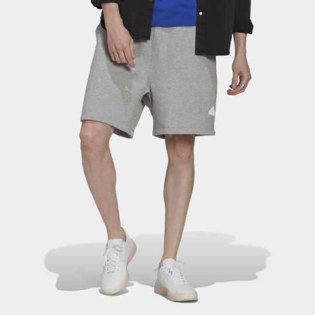 Fleece Shorts Adidas Medium Grey