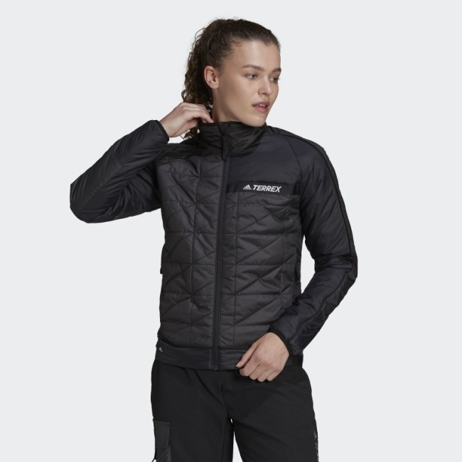 Black Adidas Terrex Multi Synthetic Insulated Jacket