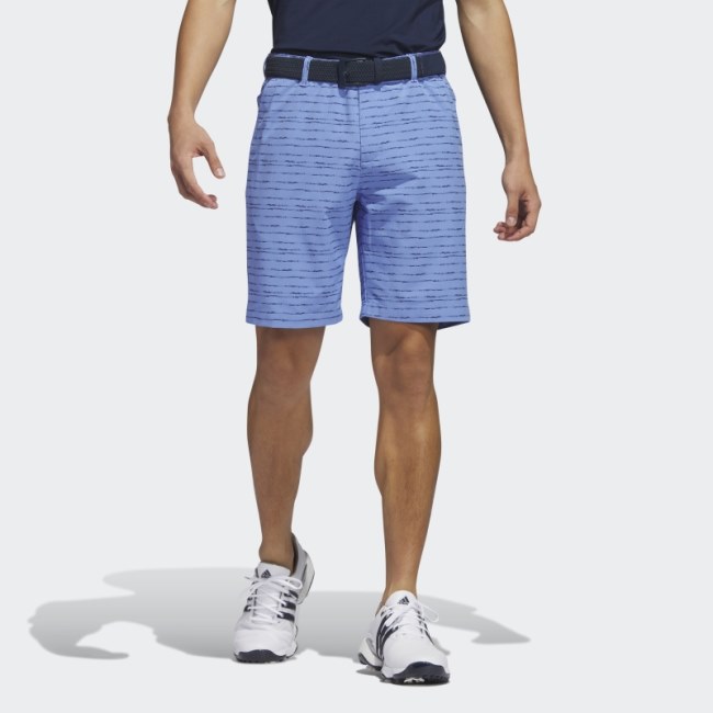 Textured 9-Inch Golf Shorts Adidas Blue