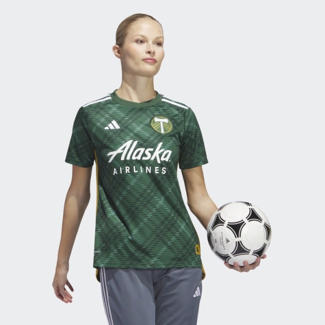 Portland Timbers 23/24 Home Jersey Adidas Tech Forest