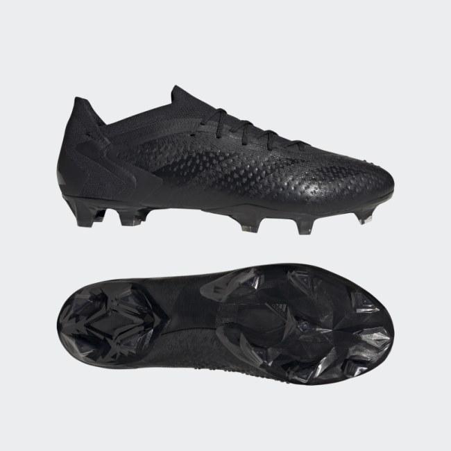 Adidas Predator Accuracy.1 Low Firm Ground Soccer Cleats Black