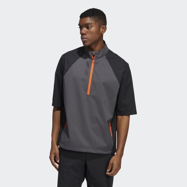 Black Provisional Short Sleeve Jacket Adidas
