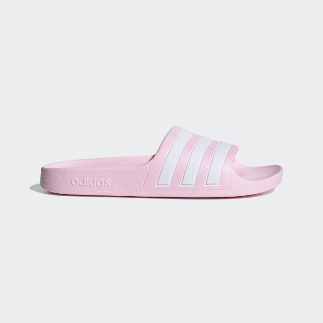 Adidas Pink Adilette Aqua Slides