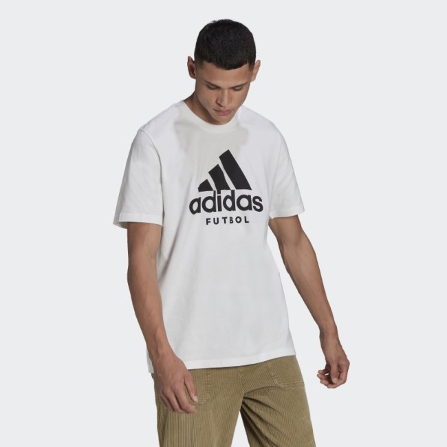 Futbol Logo Tee White Adidas