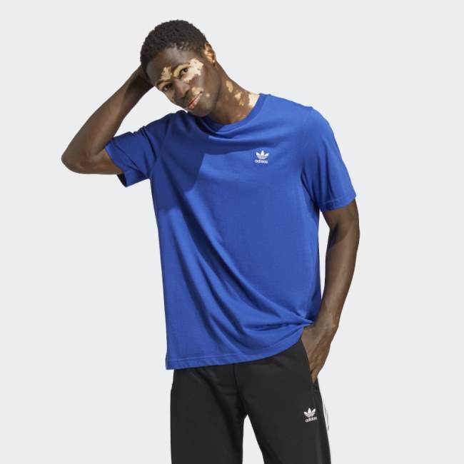 Adidas Blue Trefoil Essentials T-Shirt