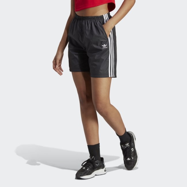 Black Adidas Adicolor Classics Ripstop Shorts