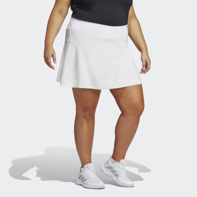 White Adidas Tennis Match Skirt (Plus Size)