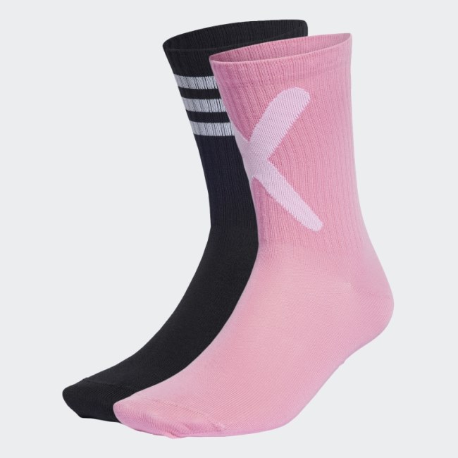 Adidas Originals x André Saraiva Mid Crew Socks Fashion Pink