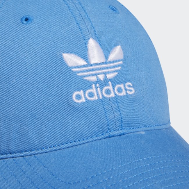 Adidas Blue Relaxed Strap-Back Hat