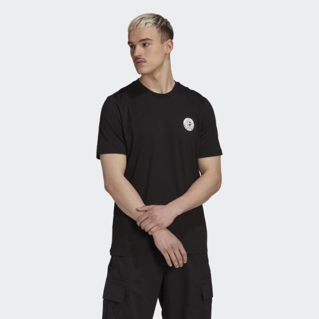 Disney Graphic Short Sleeve T-Shirt Black Adidas