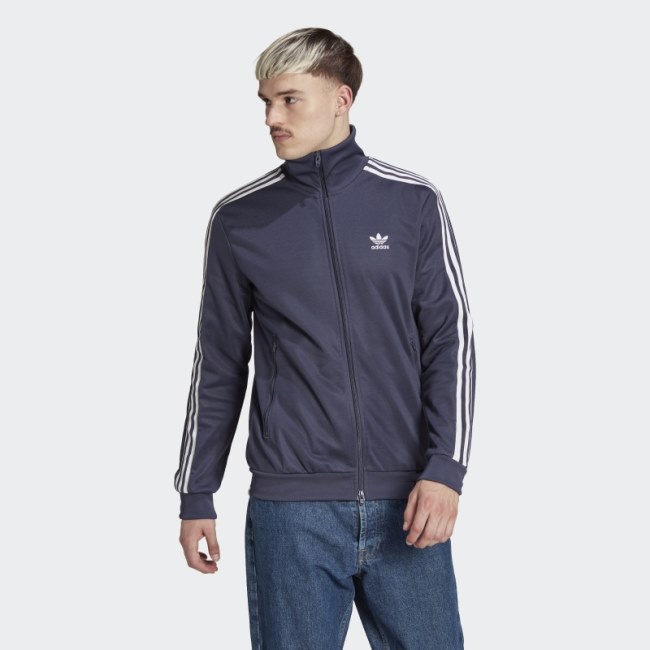 Navy Adicolor Classics Beckenbauer Primeblue Track Jacket Adidas