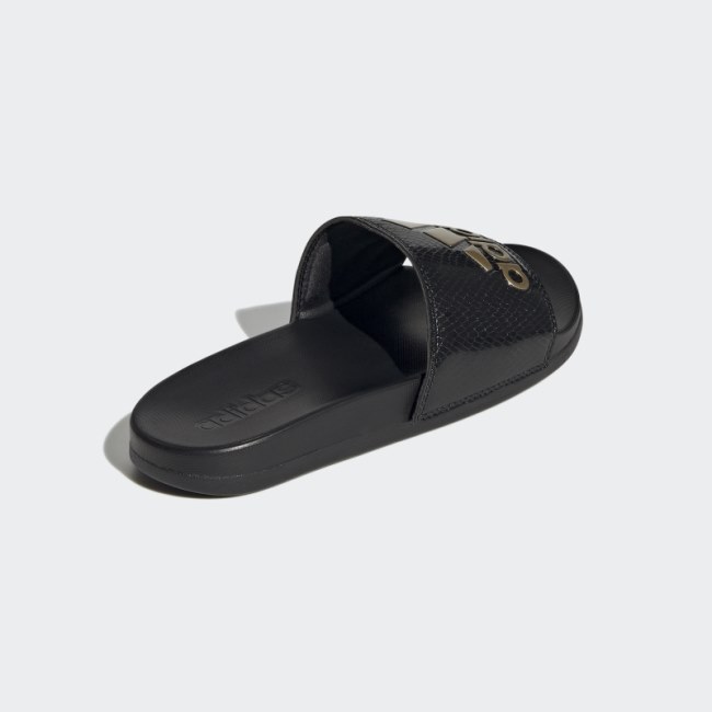 Adidas Adilette Comfort Gold Metallic Slides
