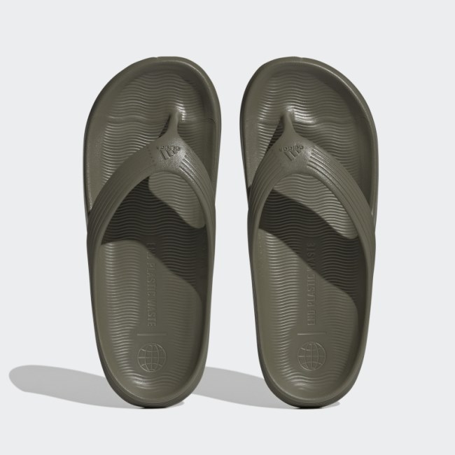 Olive Adidas Adicane Flip-Flops