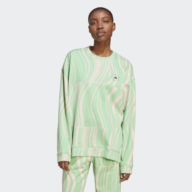 Green Adidas by Stella McCartney TrueCasuals Graphic Sweatshirt Hot