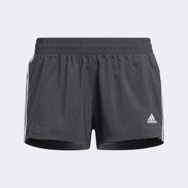 Pacer 3-Stripes Woven Shorts Grey Adidas