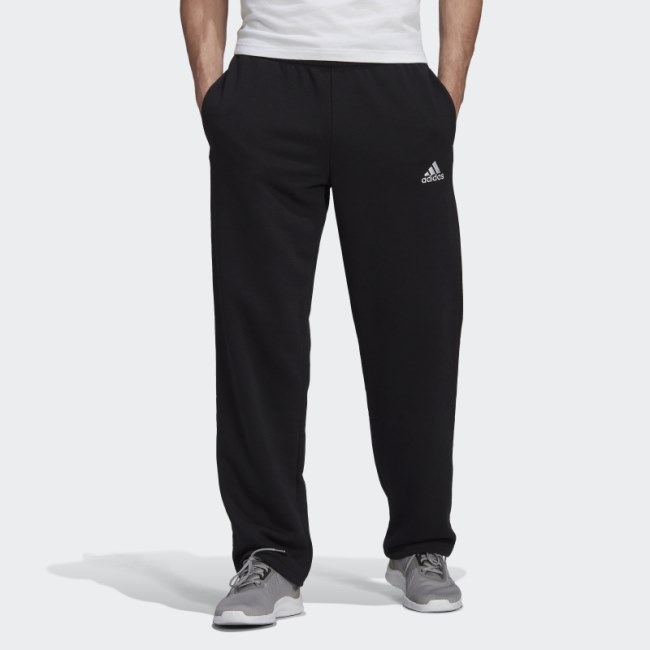 Essentials Fleece Pants Black Adidas