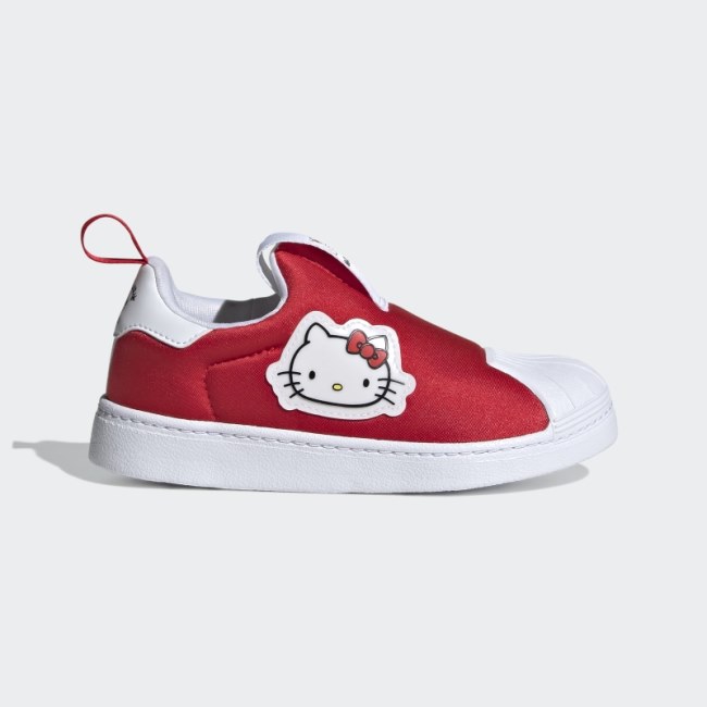 Red Hello Kitty Superstar 360 Shoes Adidas